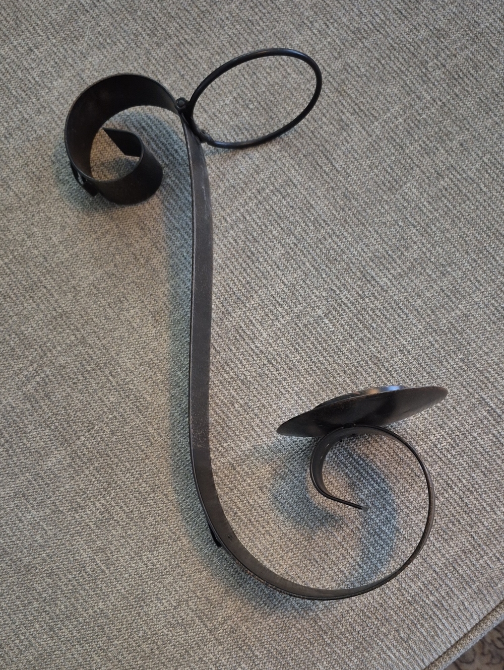 Black Metal Wall Candle Sconce Candle Holder